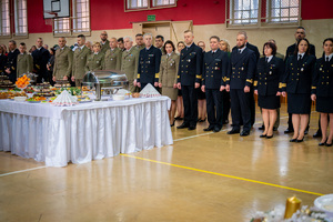 Spotkanie opłatkowe w Komendzie MOSG. Fot. Ł. Zwoliński Spotkanie opłatkowe w Komendzie MOSG. Fot. Ł. Zwoliński