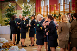 Spotkanie opłatkowe w Komendzie MOSG. Fot. Ł. Zwoliński Spotkanie opłatkowe w Komendzie MOSG. Fot. Ł. Zwoliński
