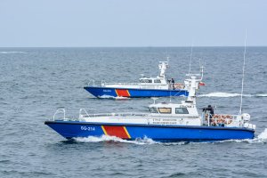 Jednostki pływające SG214 i SG-216. Fot. S. Dorochowicz Jednostki pływające SG214 i SG-216. Fot. S. Dorochowicz