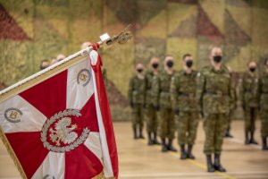 Fot. A. Kubiak Nowi funkcjonariusze MOSG podczas ślubowania.
