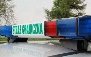 Fot. MOSG Belka samochodowa z napisem &quot;Straż Graniczna&quot;.