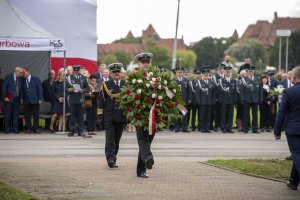 Fot. Andrzej Kubiak Uroczystość roczni wybuchu II wojny światowej w Malborku Kałdowie.