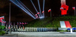 Fot. Andrzej Kubiak Uroczystość roczni wybuchu II wojny światowej na gdańskim Westerplatte.
