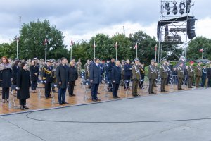Fot. Andrzej Kubiak Uroczystość roczni wybuchu II wojny światowej na gdańskim Westerplatte.