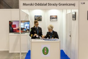 Fot. Andrzej Kubiak Morski Oddział Straży Granicznej podczas 21 targów Baltexpo