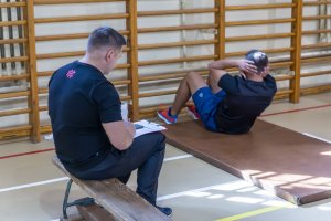 Fot. Andrzej Kubiak egzaminy kandydatów do służby w Straży Granicznej