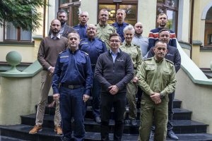 Fot. A. Kubiak Przedstawiciele Straży Granicznej i Państwowej Agencji Atomistyki.
