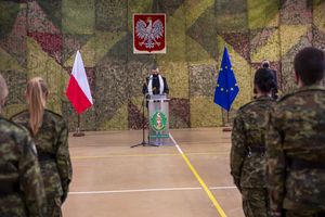 Fot. A. Kubiak Ślubowanie nowych funkcjonariuszy w MOSG.