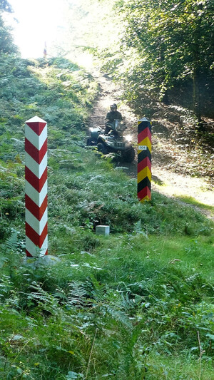 Fot. MOSG Patrol Straży Granicznej na quadzie