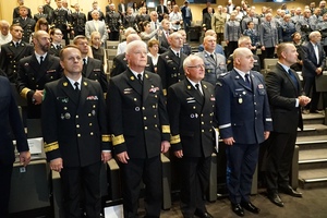 Fot. Pomorska Policja Uczestnicy Konwentu Morskiego w sali konferencyjnej Muzeum II Wojny Światowej w Gdańsku