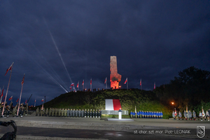 Fot. st. chor. szt. mar. Piotr Leoniak Uroczystości na Westerplatte 83. rocznicę wybuchu II wojny światowej