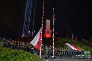 Fot. st. chor. szt. mar. Piotr Leoniak Uroczystości na Westerplatte 83. rocznicę wybuchu II wojny światowej