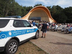 Fot. MOSG W muszli koncertowej grają muzycy Orkiestry Policji Federalnej z Berlina.