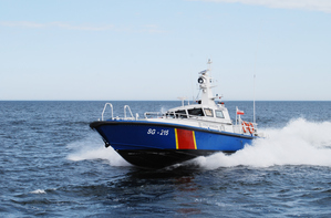 Fot. MOSG Jednostka pływająca SG-213 na morzu.