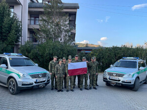 Fot. MOSG Funkcjonariusze MOSG na misji wspierania macedońskiej Policji.