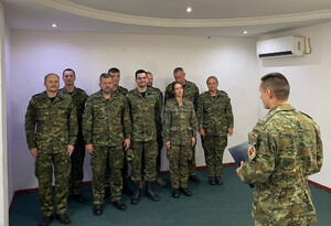 Fot. MOSG Funkcjonariusze MOSG na misji wspierania macedońskiej Policji.