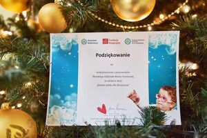 Dyplom z podziękowaniami. Dyplom z podziękowaniami.