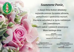 Życzenia z okazji dnia kobiet 