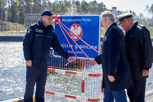 Otwarcie morskiego przejścia granicznego Nowy Świat na Mierzei Wiślanej. Otwarcie morskiego przejścia granicznego Nowy Świat na Mierzei Wiślanej.