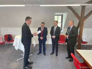 Polsko-niemieckie spotkanie w Dreźnie. Polsko-niemieckie spotkanie w Dreźnie.
