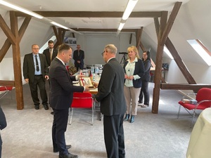 Polsko-niemieckie spotkanie w Dreźnie. Polsko-niemieckie spotkanie w Dreźnie.