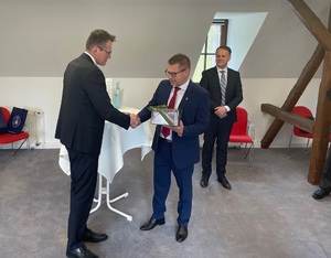 Polsko-niemieckie spotkanie w Dreźnie. Polsko-niemieckie spotkanie w Dreźnie.