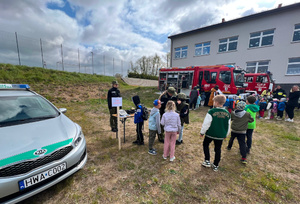 Funkcjonariusze promowali formację. Fot. MOSG Funkcjonariusze promowali formację. Fot. MOSG