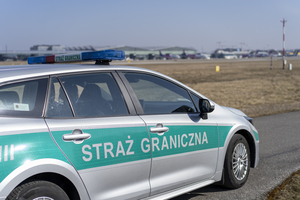 Pojazd służbowy Straży Granicznej. Fot. Andrzej Kubiak Pojazd służbowy Straży Granicznej. Fot. Andrzej Kubiak