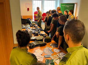 Promowali formację i nabór do służby. Fot. MOSG Promowali formację i nabór do służby. Fot. MOSG
