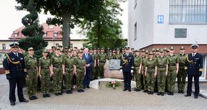 Nowi funkcjonariusze składają ślubowanie. Fot. Ł. Zwoliński 