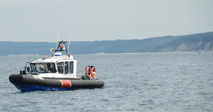 Jednostka Straży Granicznej SG-068 na patrolu. 