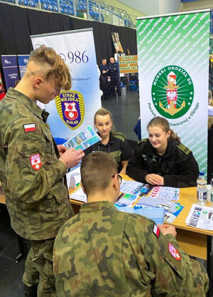 Promowali formację i nabór do służby. Fot. MOSG Promowali formację i nabór do służby. Fot. MOSG