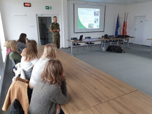 Funkcjonariusze promowali formację. Fot. MOSG Funkcjonariusze promowali formację. Fot. MOSG