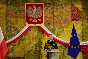 Uroczysta zbiórka w Komendzie MOSG z okazji Święta Niepodległości. Fot. P. Kurasz Uroczysta zbiórka  w Komendzie MOSG z okazji Święta Niepodległości. Fot. P. Kurasz