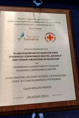 Gala Wolontariatu PCK w Szczecinie. Fot. MOSG Gala Wolontariatu PCK w Szczecinie. Fot. MOSG