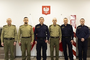 Odznaczenie funkcjonariuszy SG. Fot. Gabinet KGSG Odznaczenie funkcjonariuszy SG. Fot. Gabinet KGSG