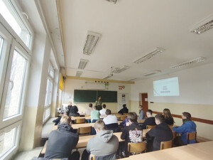 Funkcjonariusze promowali formację i nabór do służby. Fot. MOSG Funkcjonariusze promowali formację i nabór do służby. Fot. MOSG
