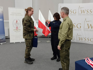 Szkoły średnie rywalizują z wiedzy o Straży Granicznej. Fot. WSSG, MOSG 