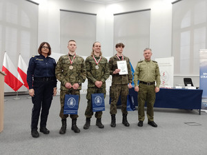 Szkoły średnie rywalizują z wiedzy o Straży Granicznej. Fot. WSSG, MOSG 