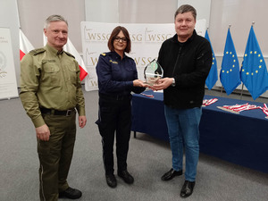 Szkoły średnie rywalizują z wiedzy o Straży Granicznej. Fot. WSSG, MOSG 