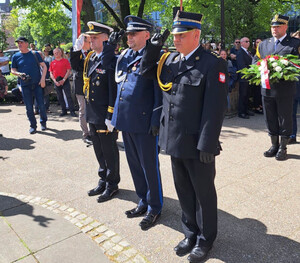 Gdańskie obchody 233. rocznicy uchwalenia Konstytucji 3 Maja. Fot. Pomorska Policja Gdańskie obchody 233. rocznicy uchwalenia Konstytucji 3 Maja. Fot. Pomorska Policja