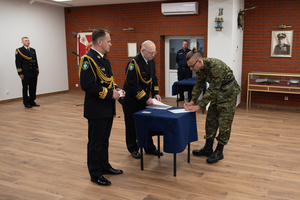 Ślubowanie nowych funkcjonariuszy w MOSG. Fot. P. Kurasz Ślubowanie nowych funkcjonariuszy w MOSG. Fot. P. Kurasz