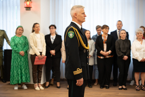 Uroczystość pożegnania ze służbą kapelmistrza Orkiestry MOSG. Fot. Piotr Kurasz Uroczystość pożegnania ze służbą kapelmistrza Orkiestry MOSG. Fot. Piotr Kurasz