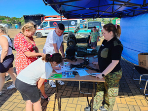 Promowali formację i nabór do służby. Fot. MOSG Promowali formację i nabór do służby. Fot. MOSG