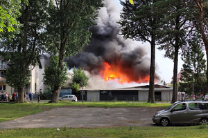 Pożar we Władysławowie. Fot. PSG we Władysławowie Pożar we Władysławowie. Fot. PSG we Władysławowie