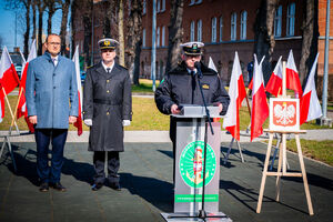 Uroczystość ślubowania w Komendzie MOSG. Fot. Ł. Zwoliński Uroczystość ślubowania w Komendzie MOSG. Fot. Ł. Zwoliński