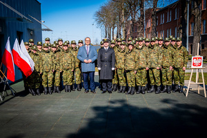 Uroczystość ślubowania w Komendzie MOSG. Fot. Ł. Zwoliński Uroczystość ślubowania w Komendzie MOSG. Fot. Ł. Zwoliński