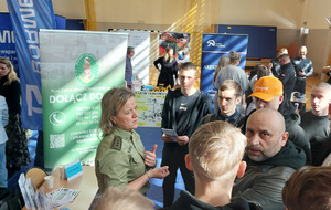 Promowali formację i nabór do służby. Fot. MOSG Promowali formację i nabór do służby. Fot. MOSG