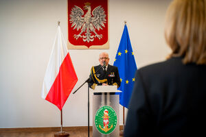 Pożegnanie ze służbą. Fot. Łukasz Zwoliński Pożegnanie ze służbą. Fot. Łukasz Zwoliński