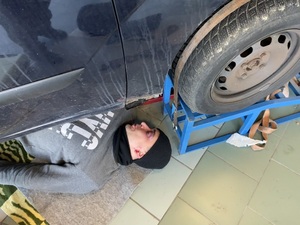Trening służb na gdańskim lotnisku. Fot. MOSG Trening służb na gdańskim lotnisku. Fot. MOSG